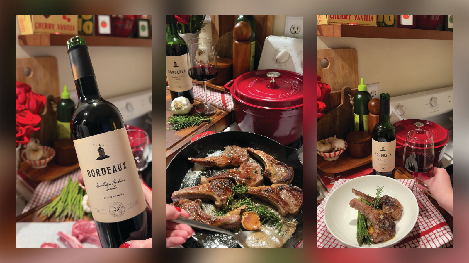 Wine Pairings for Classic Pan-Seared Lamb Chops