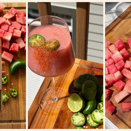 90+ Cellars Test Kitchen: Spicy Watermelon Frozé