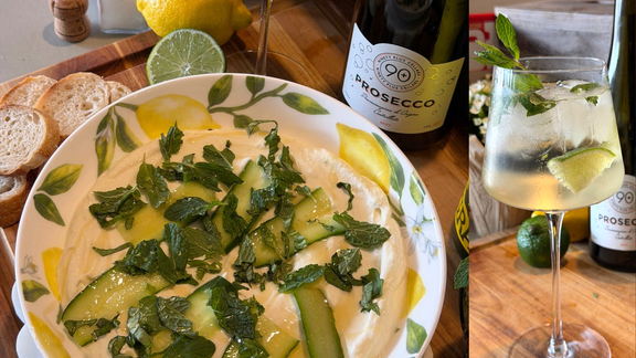 90+ Cellars Test Kitchen: Hugo Spritz & Hugo Spritz Dip