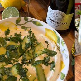 90+ Cellars Test Kitchen: Hugo Spritz & Hugo Spritz Dip