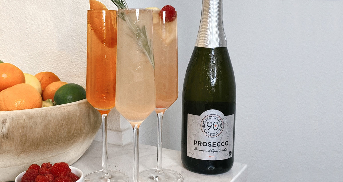 90+ Cellars Lot 50 Prosecco for National Mimosa Day