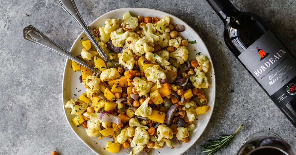 Roasted Cauliflower Salad Recipe and Bordeaux Pairing