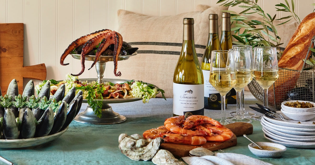 Drunken Spanish Octopus Paired with Lot 126 Sancerre