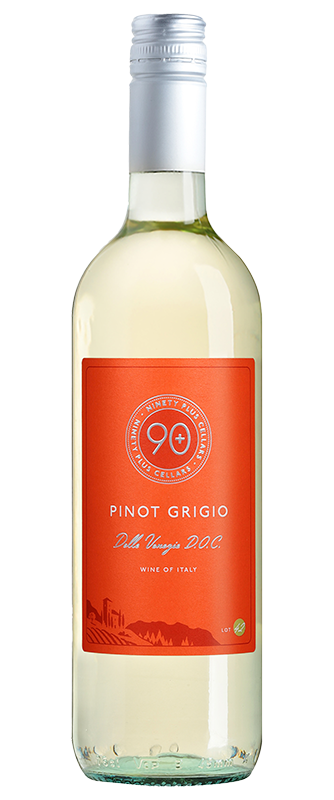90+ Cellars Lot 42 Pinot Grigio – Low Calorie, No Sugar