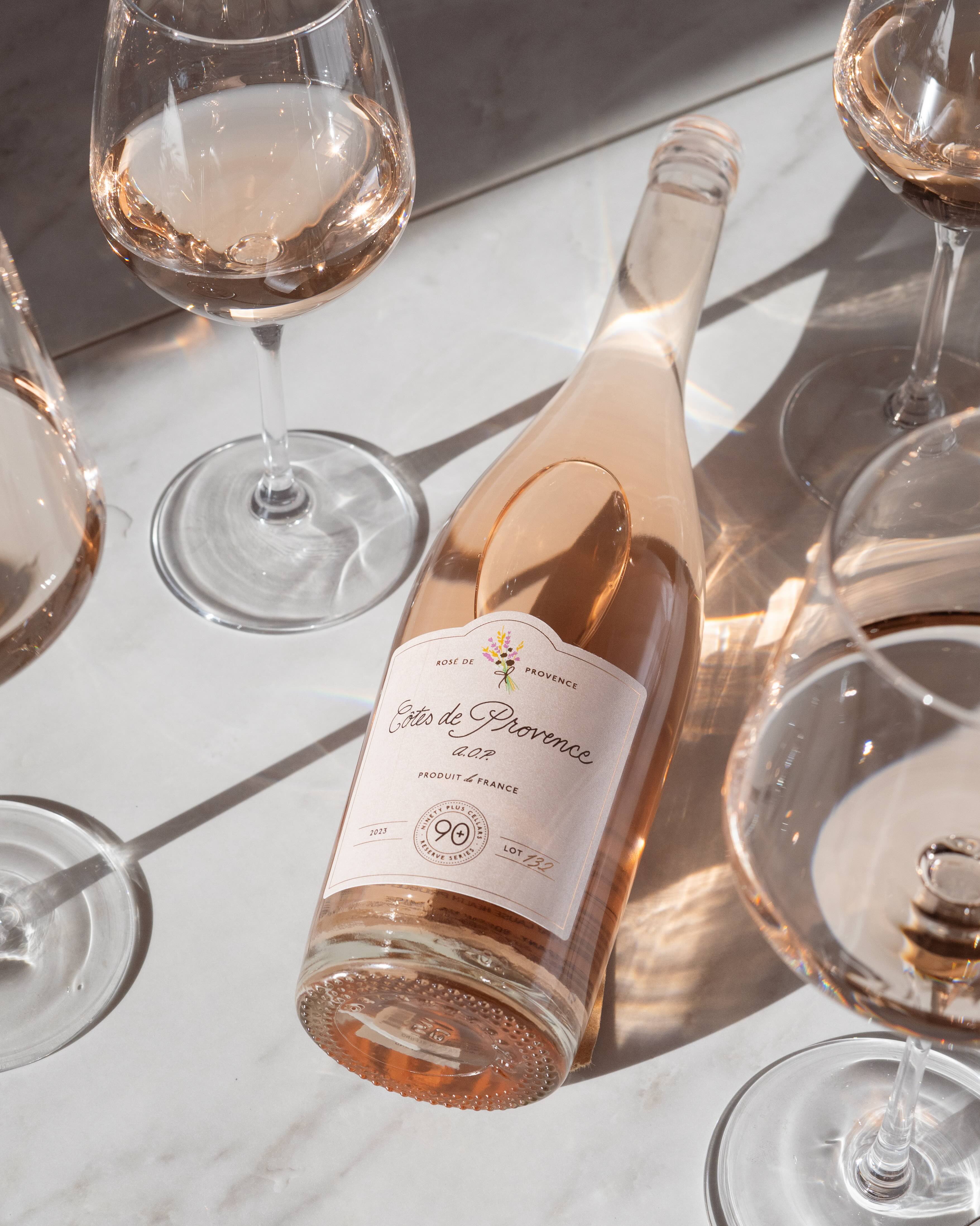 90+ Cellars Lot 132 Côtes de Provence Rosé – Dry French Rosé Wine