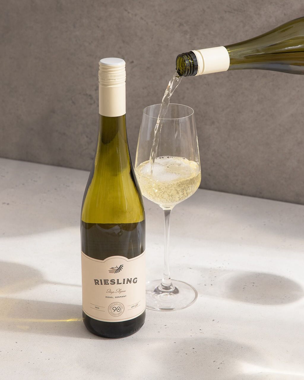 90+ Cellars Lot 66 Riesling – Off-Dry German White Wine from Mosel